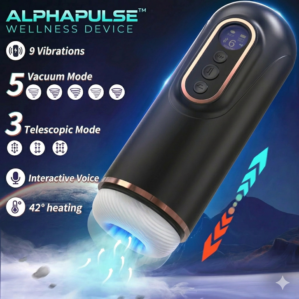 AlphaPulse™ Intelligent Automatic Male Massage Device - Heating & Vibration Technology